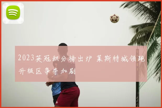 2023英冠积分榜出炉 莱斯特城领跑升级区争夺加剧